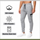 Black & Charcoal & Grey(Tech) XL Men’s Tech Fleece Jogger Sweatpants (3 Pack) - Ideal for Training or Casual Wear